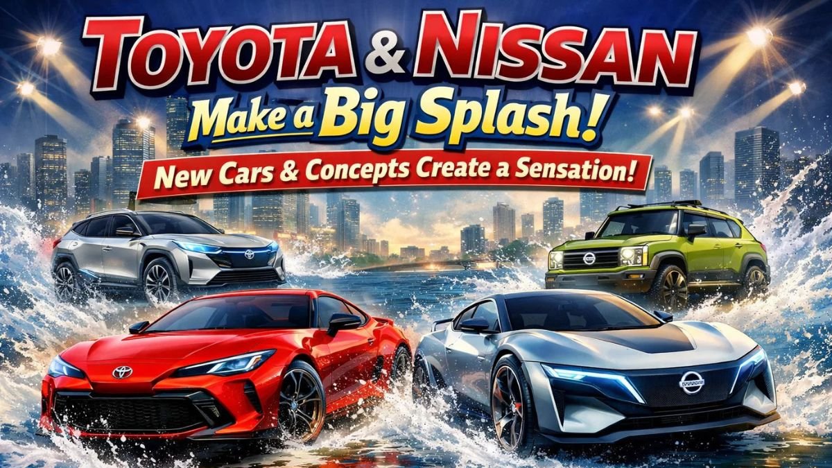 Toyota and Nissan Make a Big Splash! New Cars & Concepts Create a Sensation.